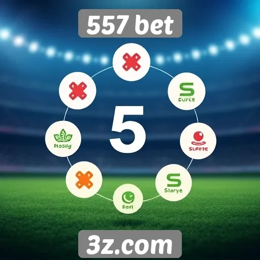 Principais recursos do site 557 bet