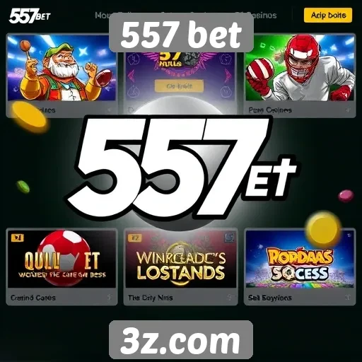 Exploração da variedade de jogos oferecidos na 557 bet